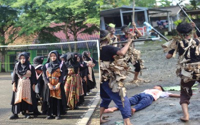 SMP dan MA Al-Furqon Cimerak Gelar PHBN HUT ke-80 Kemerdekaan RI